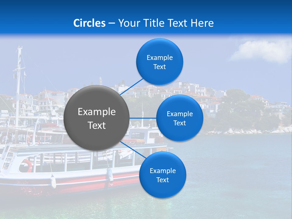 Mediterranean Hotel Boat PowerPoint Template