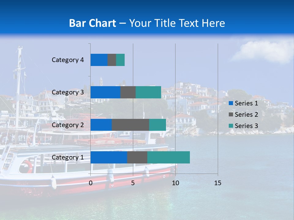 Mediterranean Hotel Boat PowerPoint Template
