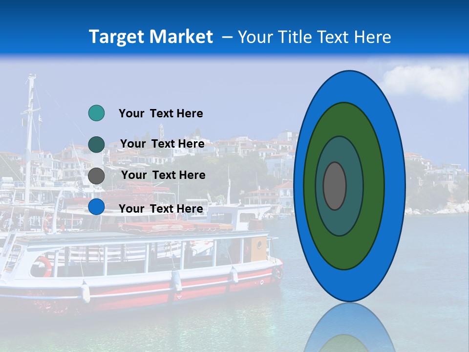 Mediterranean Hotel Boat PowerPoint Template