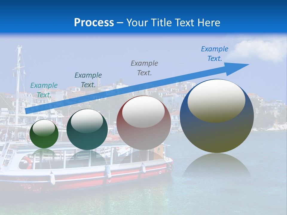 Mediterranean Hotel Boat PowerPoint Template
