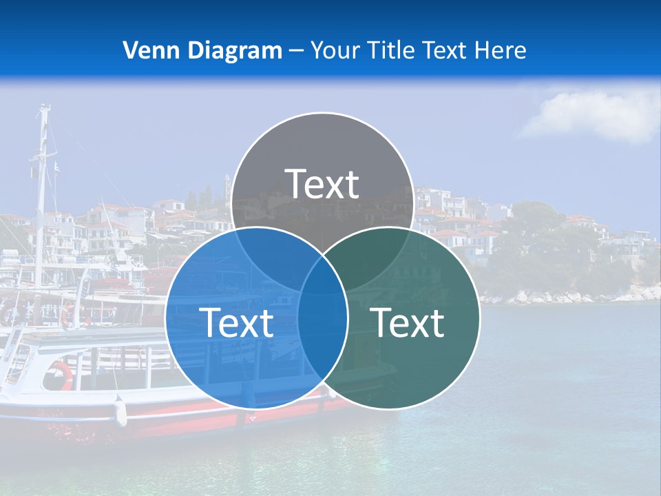 Mediterranean Hotel Boat PowerPoint Template