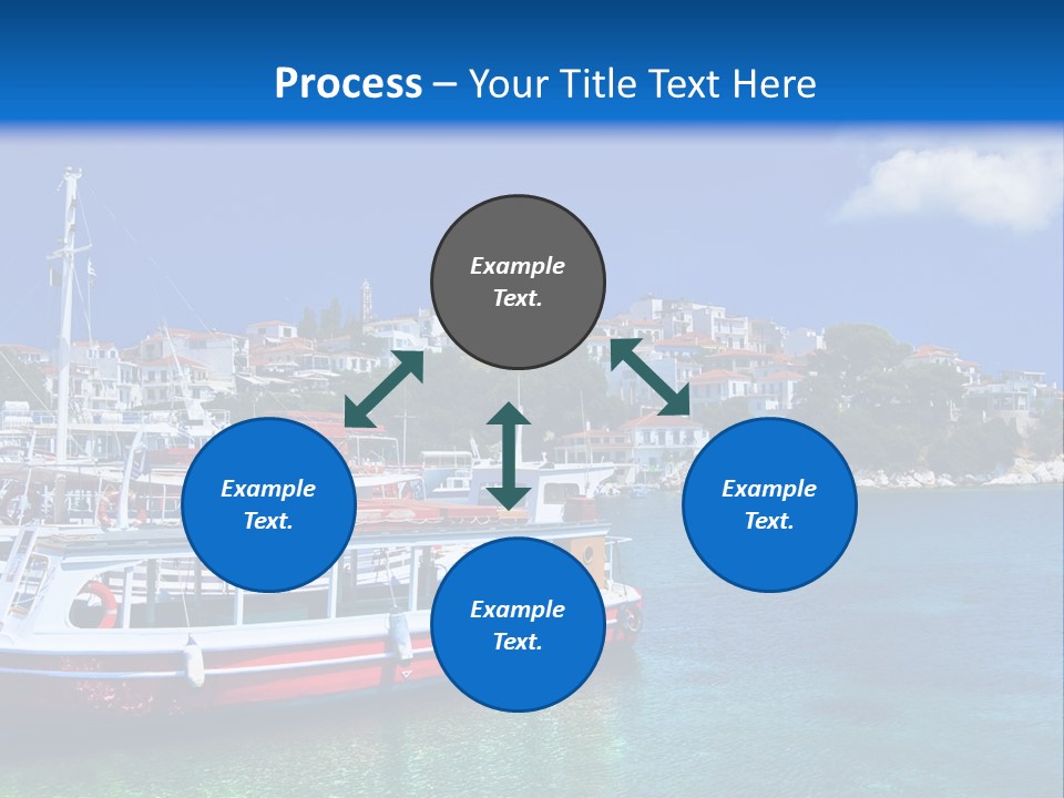 Mediterranean Hotel Boat PowerPoint Template