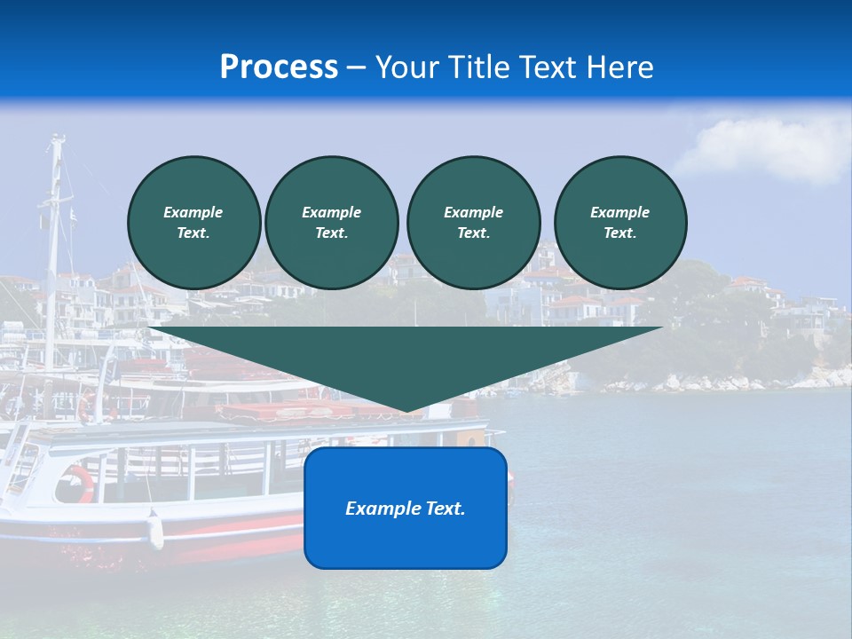 Mediterranean Hotel Boat PowerPoint Template