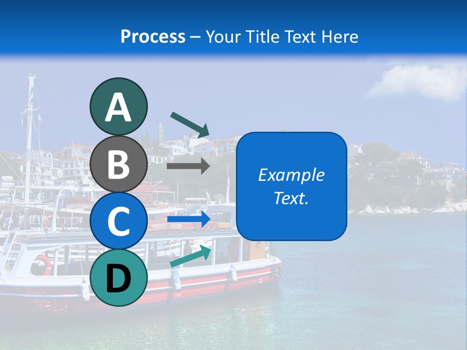 Mediterranean Hotel Boat PowerPoint Template