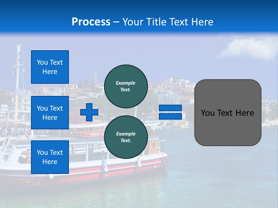 Mediterranean Hotel Boat PowerPoint Template