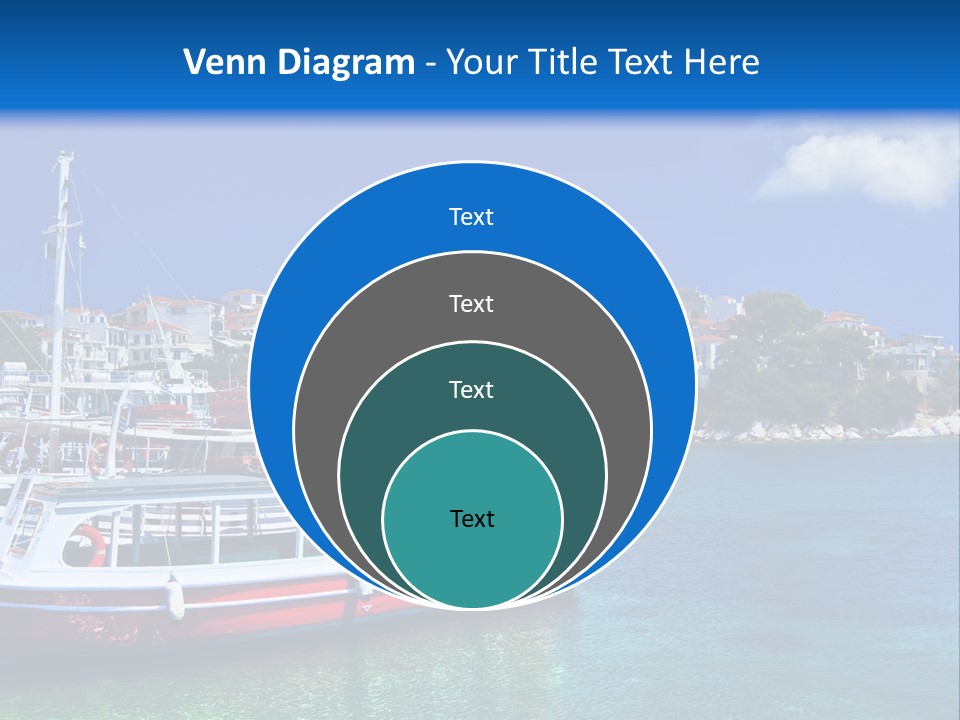 Mediterranean Hotel Boat PowerPoint Template