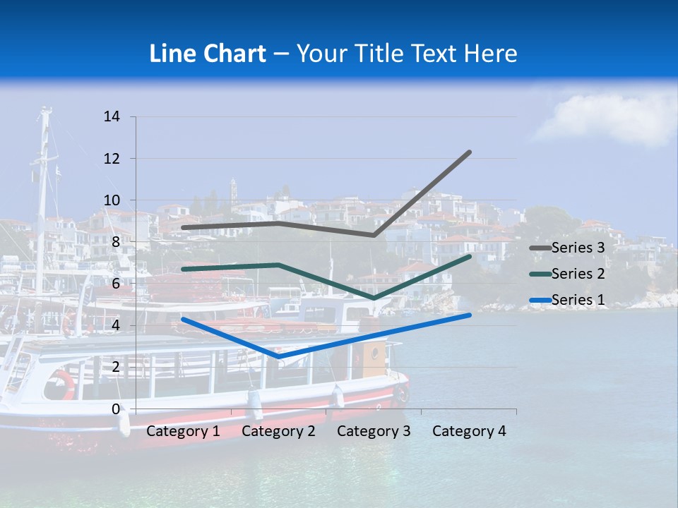 Mediterranean Hotel Boat PowerPoint Template