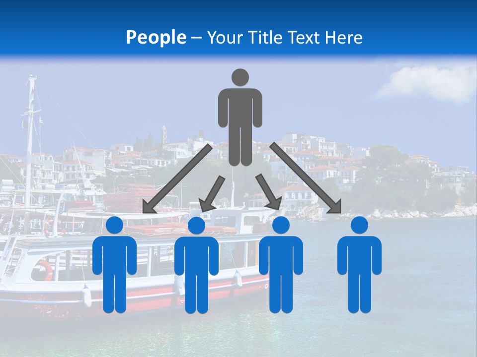 Mediterranean Hotel Boat PowerPoint Template