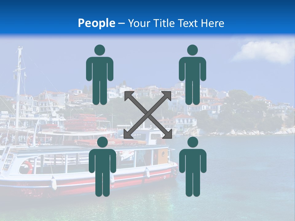 Mediterranean Hotel Boat PowerPoint Template