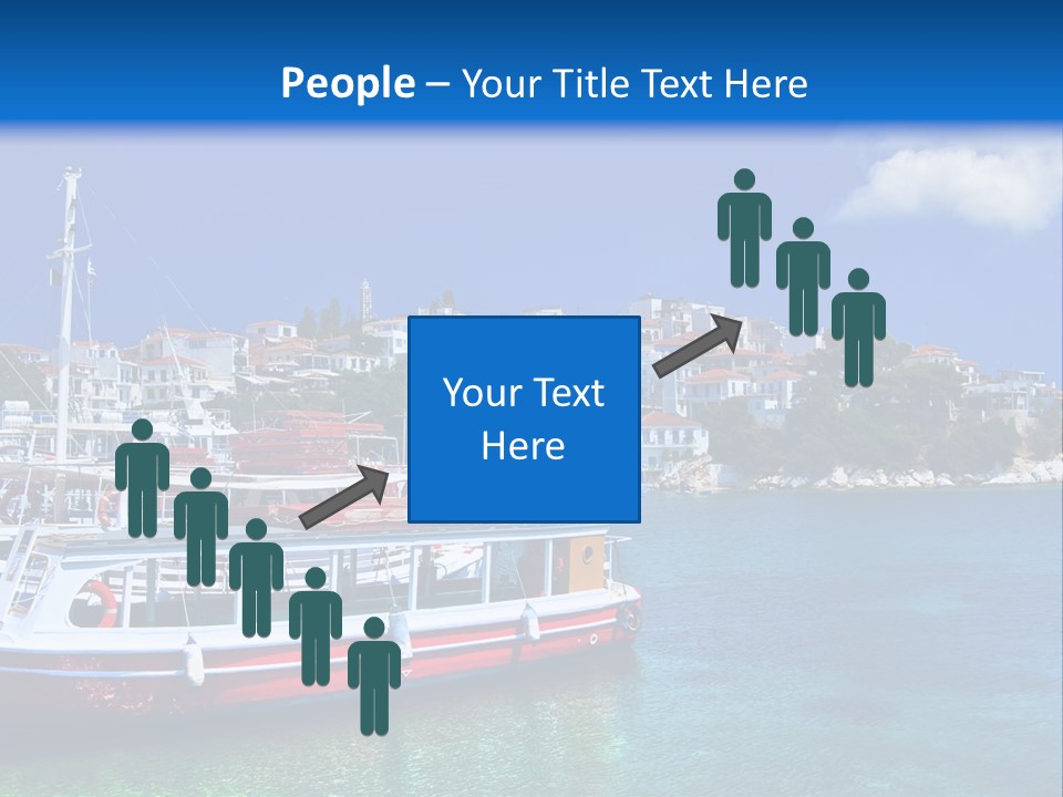 Mediterranean Hotel Boat PowerPoint Template