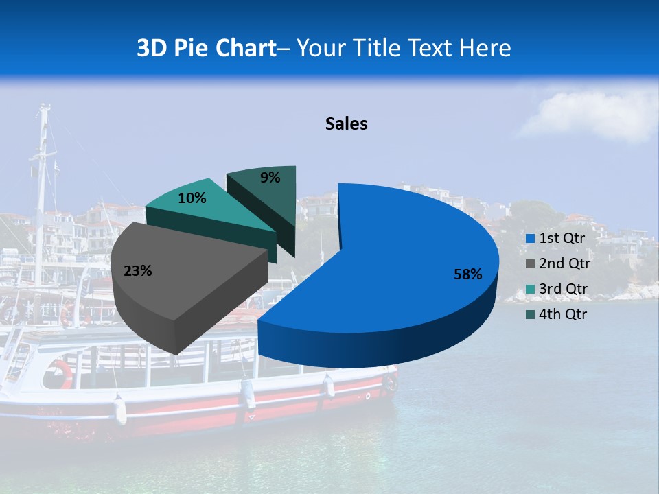 Mediterranean Hotel Boat PowerPoint Template