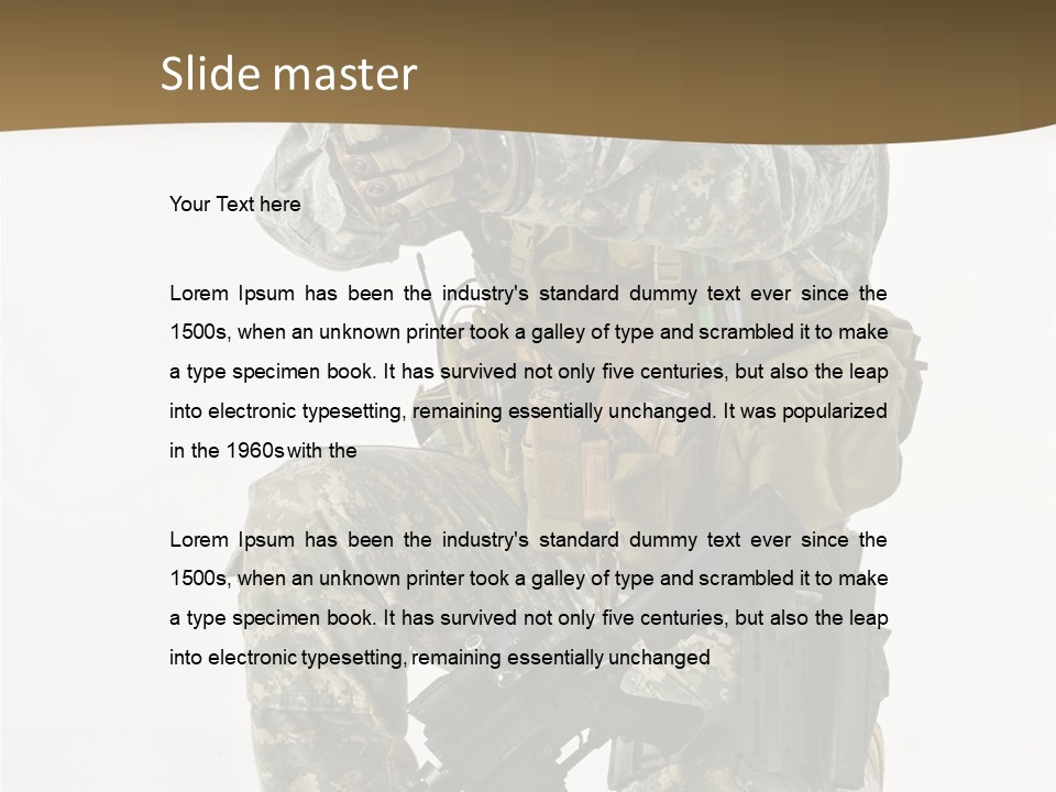 Fight Uniform Threats PowerPoint Template