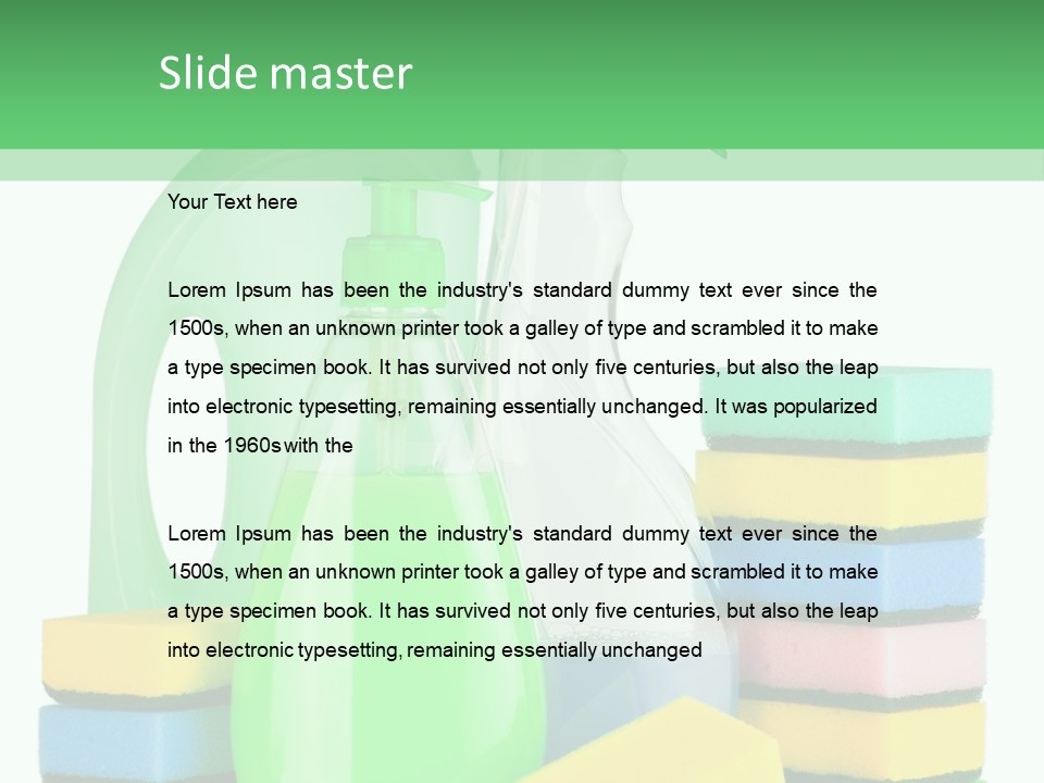 Equipment Kitchen Liquid PowerPoint Template