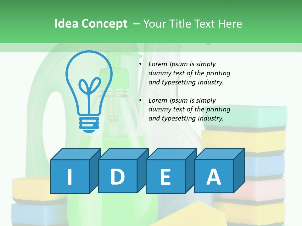 Equipment Kitchen Liquid PowerPoint Template