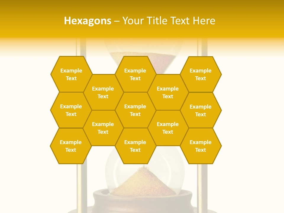 Goes Hour Gold PowerPoint Template