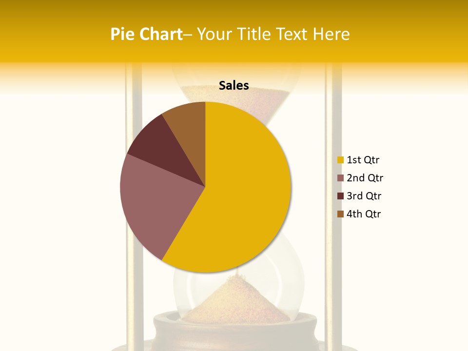 Goes Hour Gold PowerPoint Template
