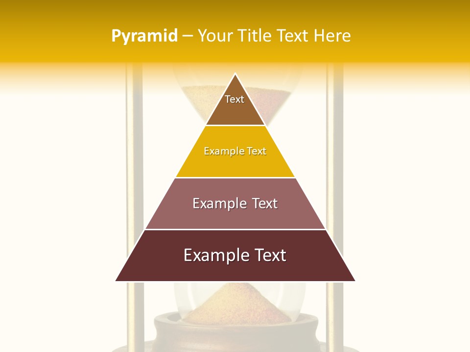 Goes Hour Gold PowerPoint Template