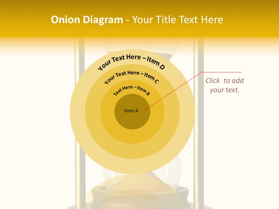 Goes Hour Gold PowerPoint Template