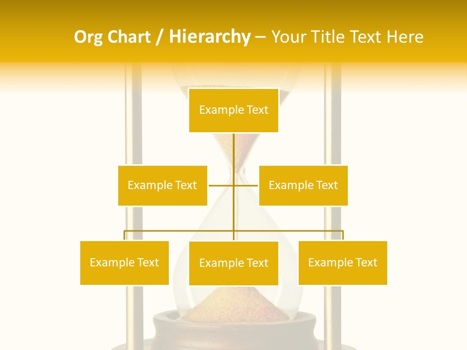 Goes Hour Gold PowerPoint Template