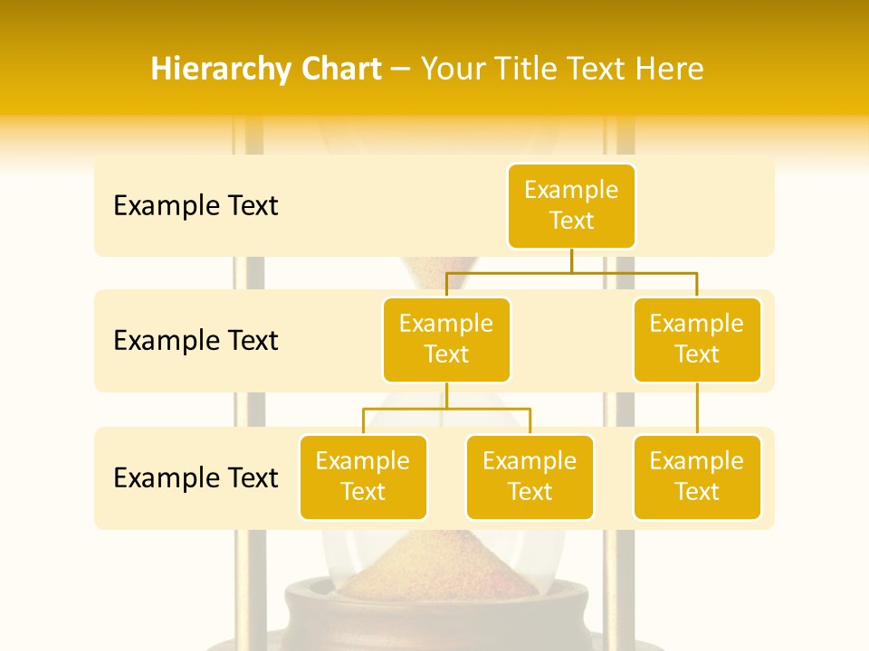 Goes Hour Gold PowerPoint Template