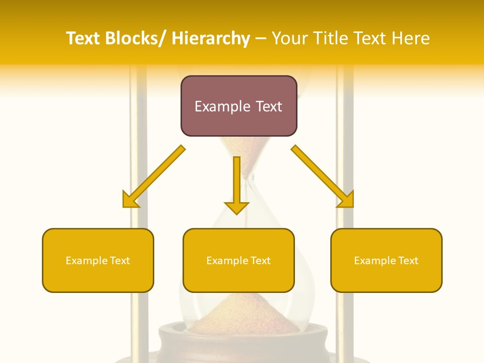 Goes Hour Gold PowerPoint Template