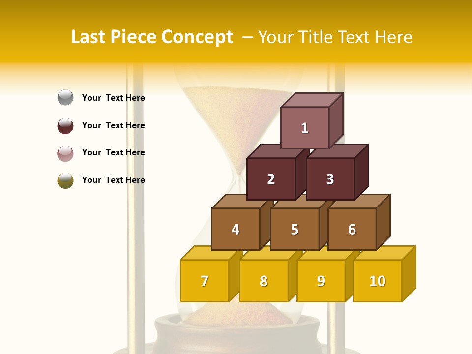 Goes Hour Gold PowerPoint Template