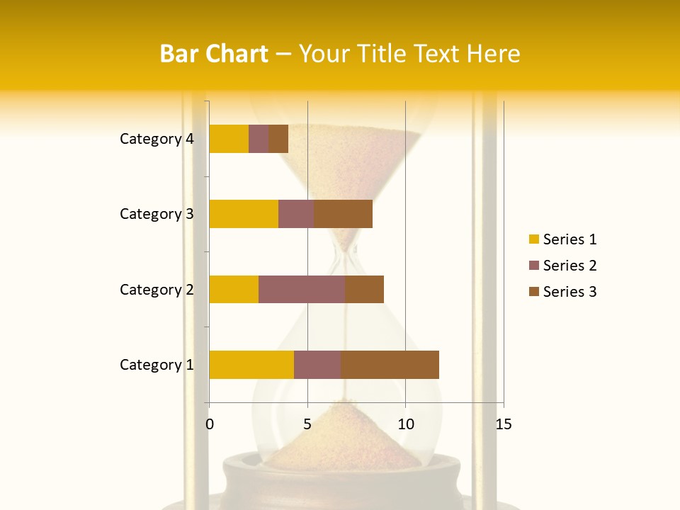 Goes Hour Gold PowerPoint Template