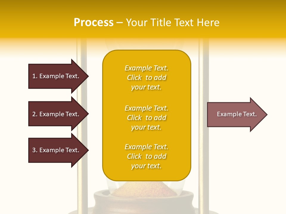 Goes Hour Gold PowerPoint Template