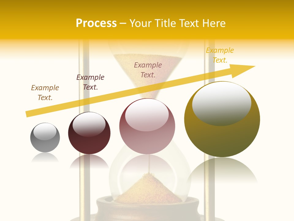 Goes Hour Gold PowerPoint Template