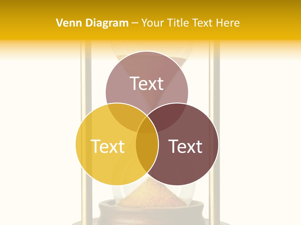 Goes Hour Gold PowerPoint Template