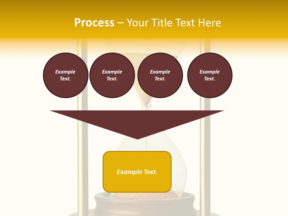 Goes Hour Gold PowerPoint Template
