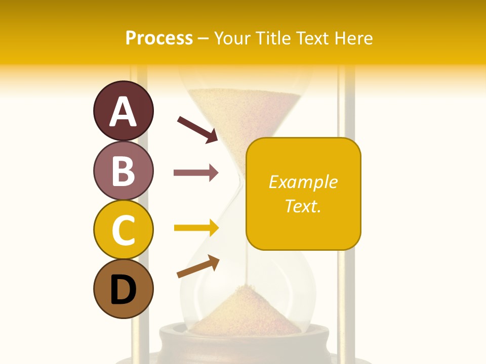 Goes Hour Gold PowerPoint Template