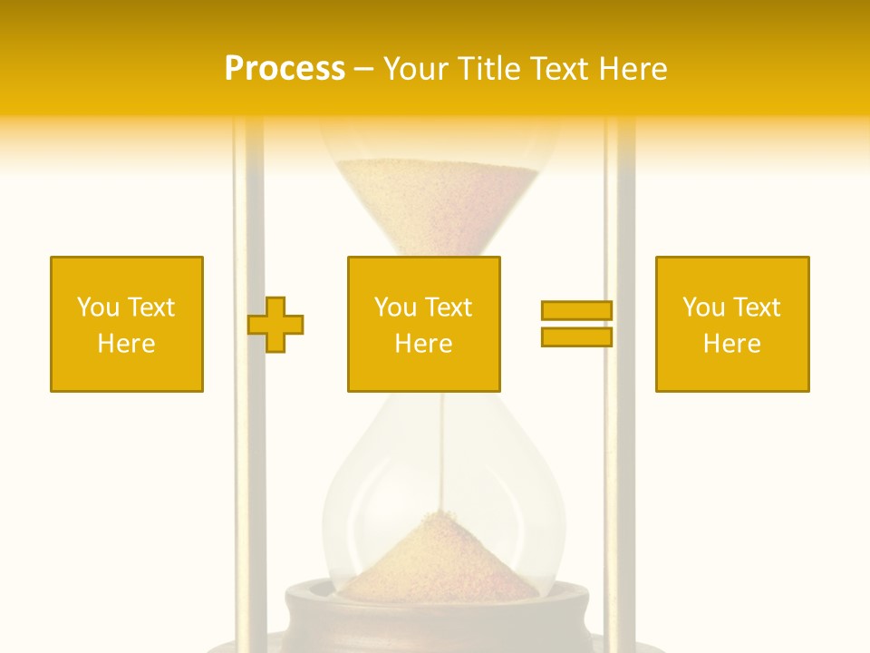 Goes Hour Gold PowerPoint Template