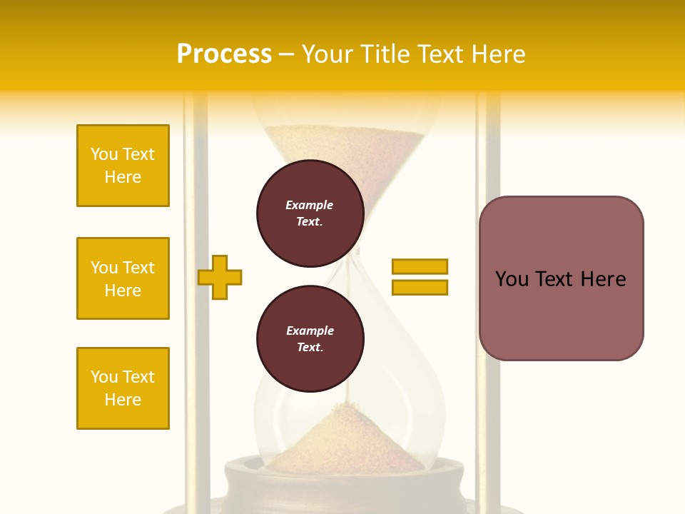 Goes Hour Gold PowerPoint Template