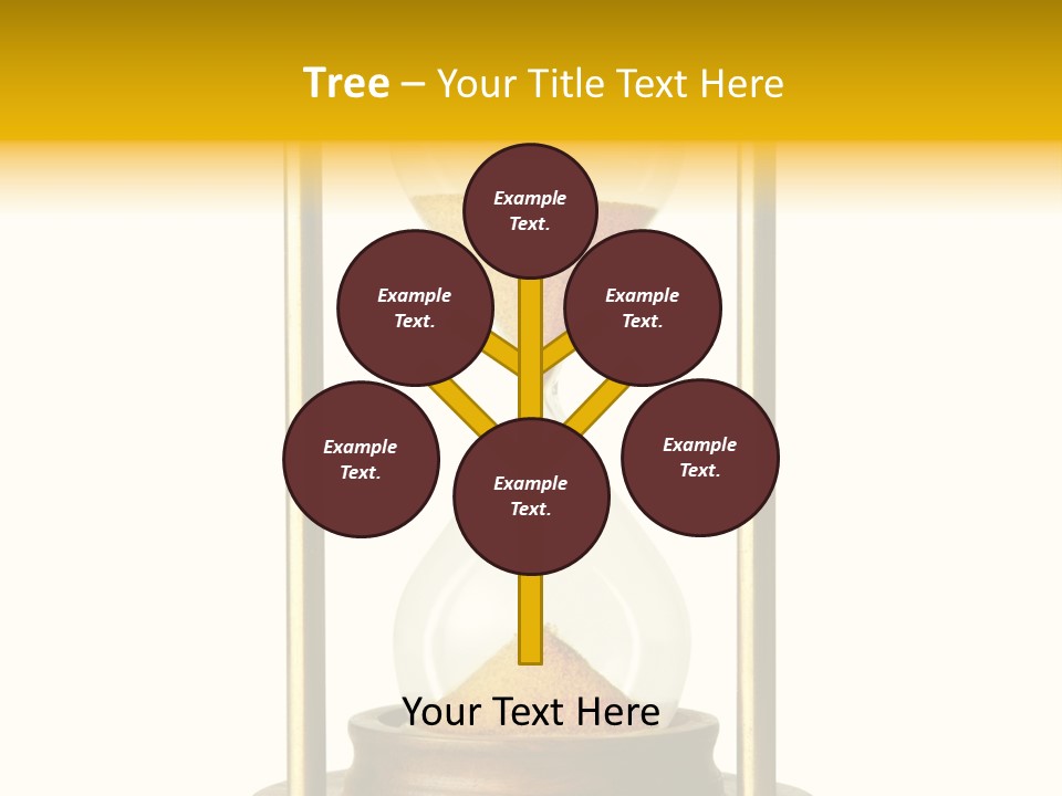 Goes Hour Gold PowerPoint Template