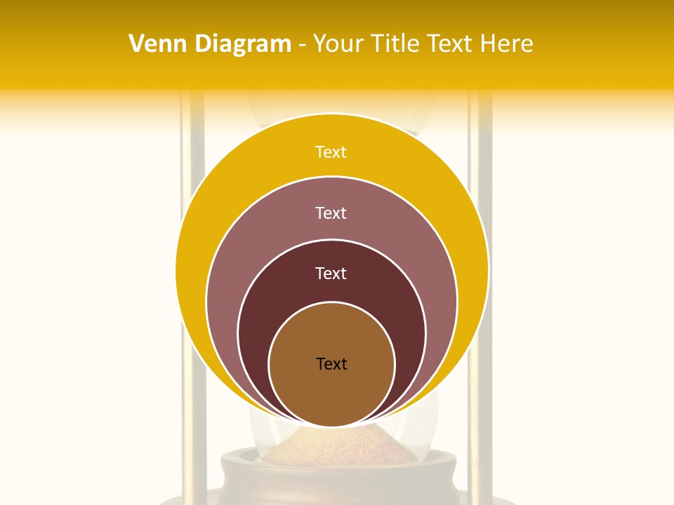 Goes Hour Gold PowerPoint Template