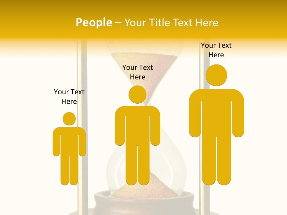 Goes Hour Gold PowerPoint Template