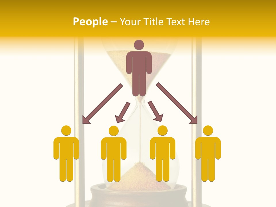 Goes Hour Gold PowerPoint Template