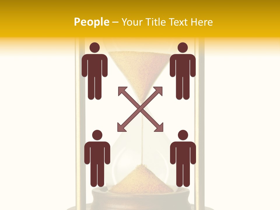 Goes Hour Gold PowerPoint Template