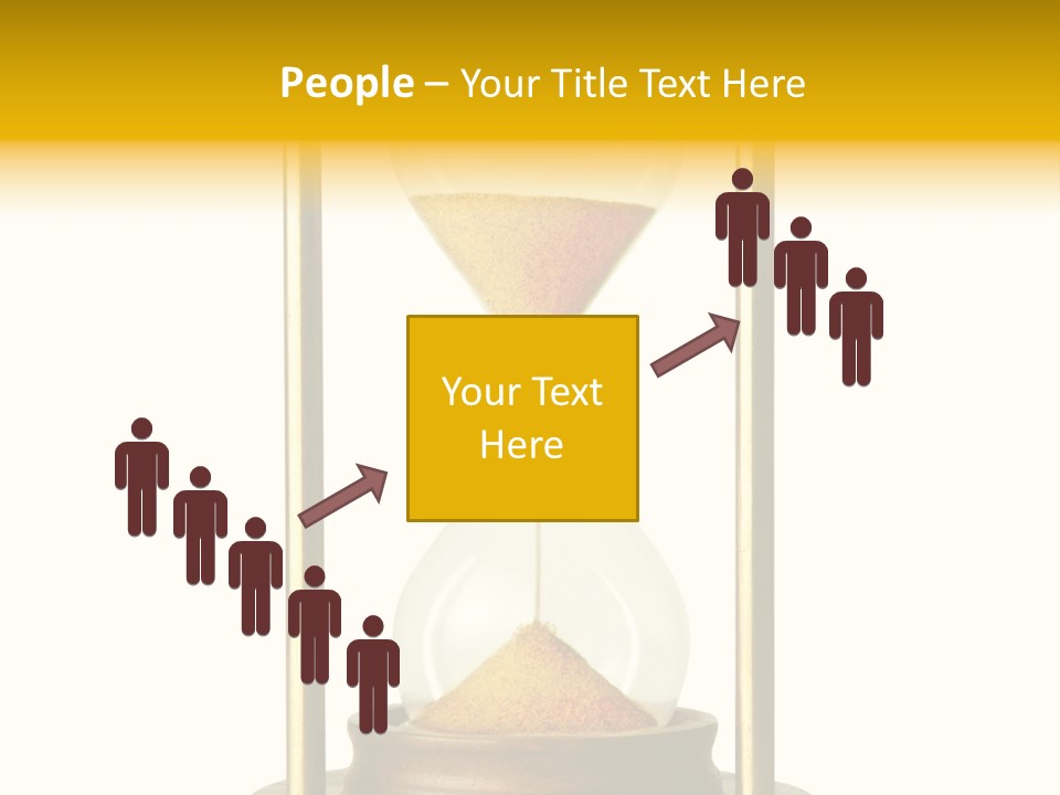 Goes Hour Gold PowerPoint Template