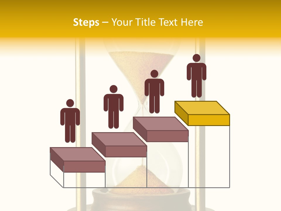 Goes Hour Gold PowerPoint Template