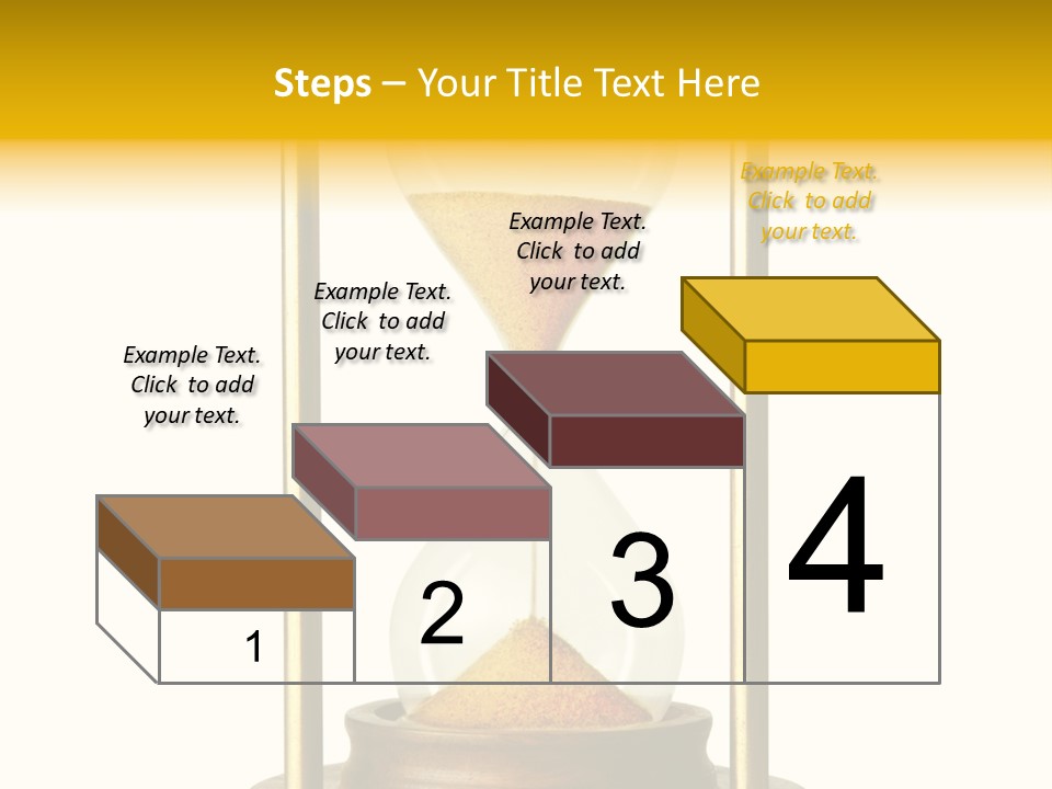 Goes Hour Gold PowerPoint Template