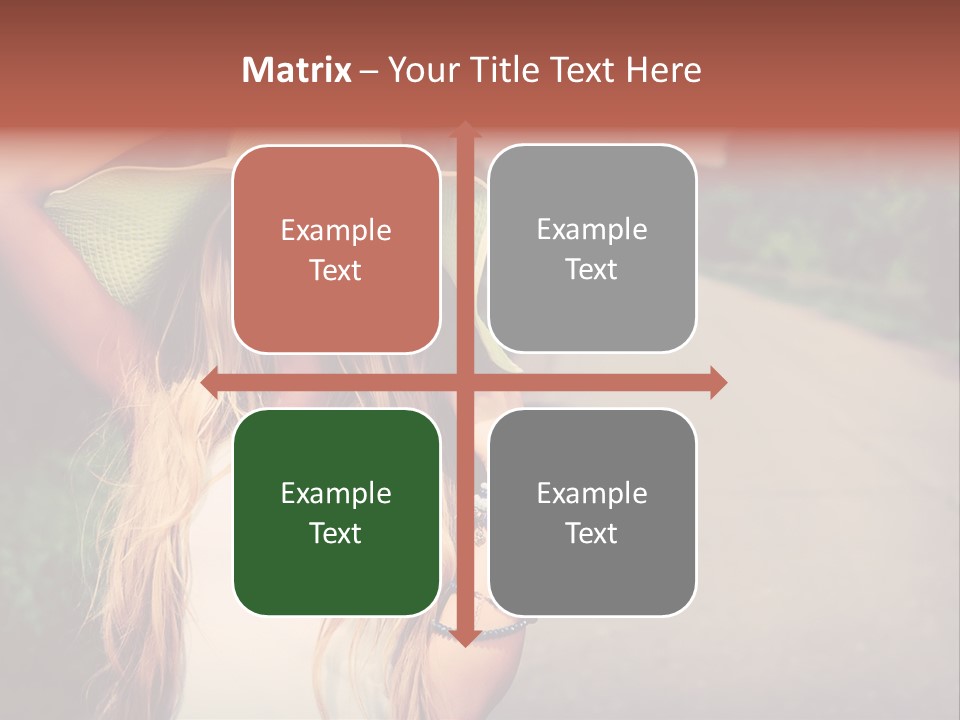 Car Bag Direction PowerPoint Template