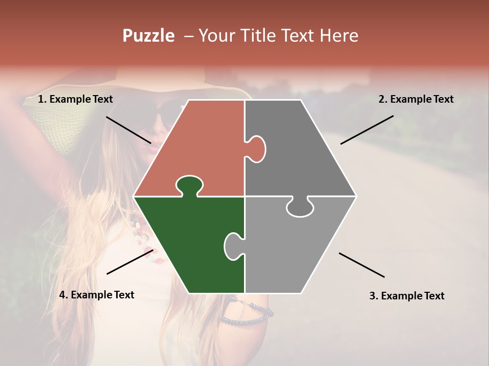 Car Bag Direction PowerPoint Template