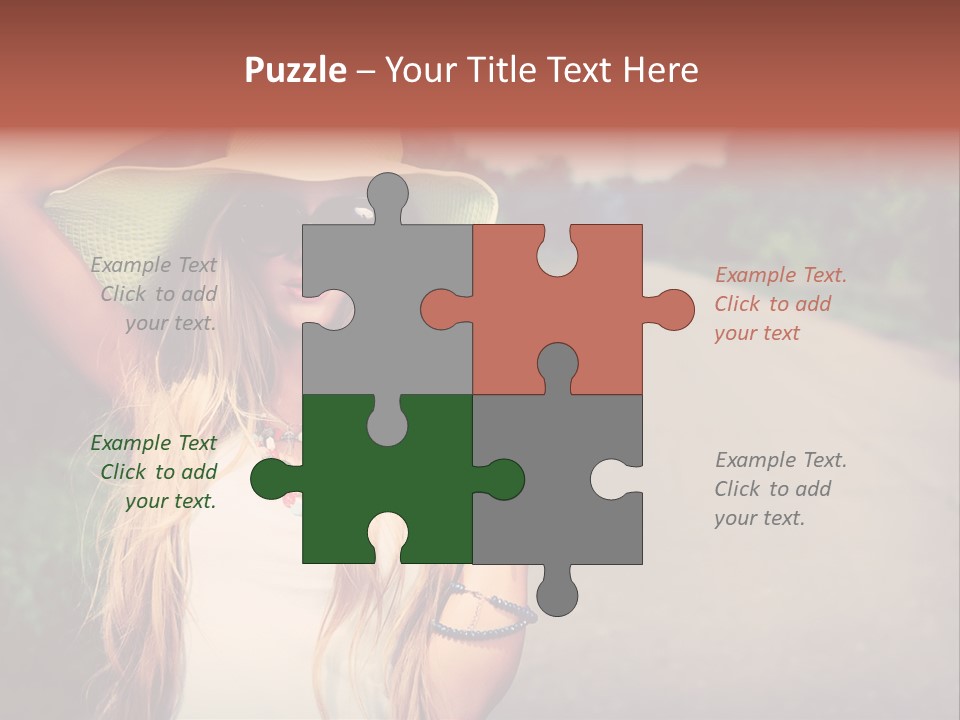 Car Bag Direction PowerPoint Template