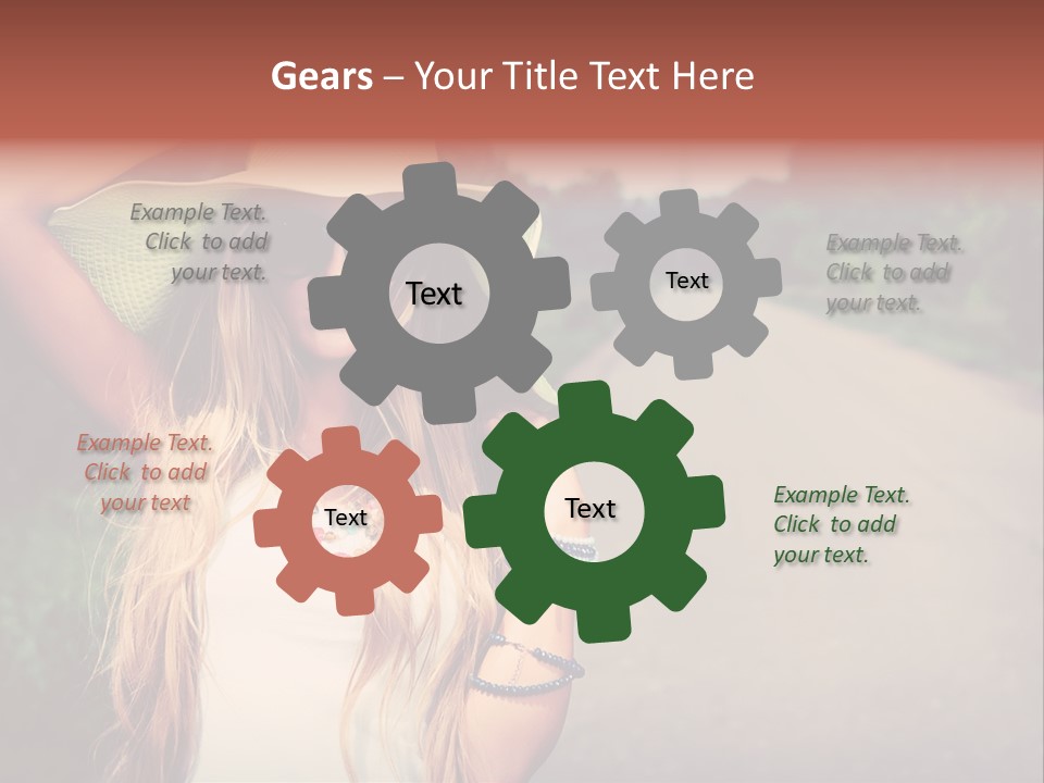 Car Bag Direction PowerPoint Template