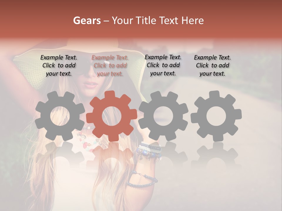 Car Bag Direction PowerPoint Template