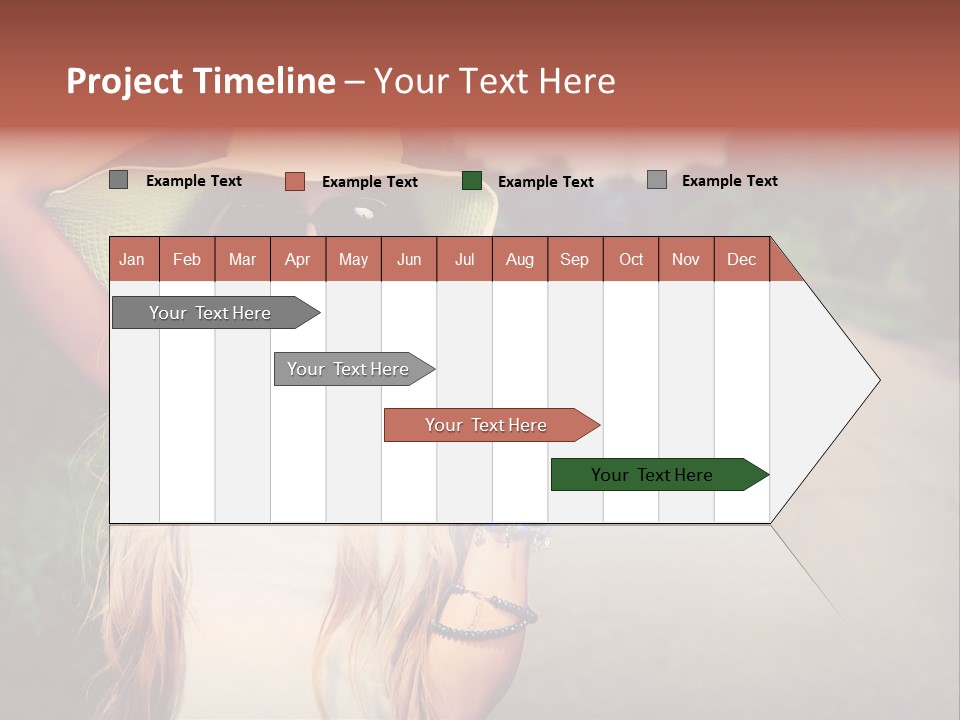 Car Bag Direction PowerPoint Template