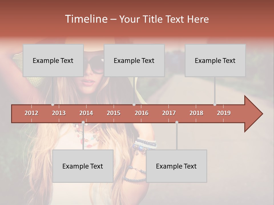 Car Bag Direction PowerPoint Template