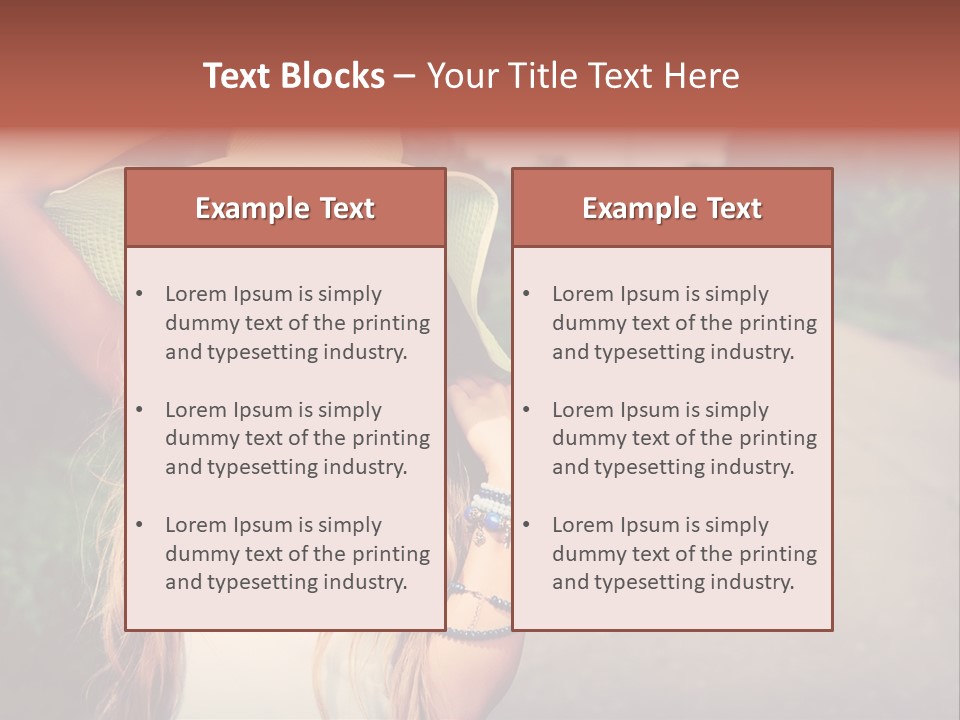 Car Bag Direction PowerPoint Template